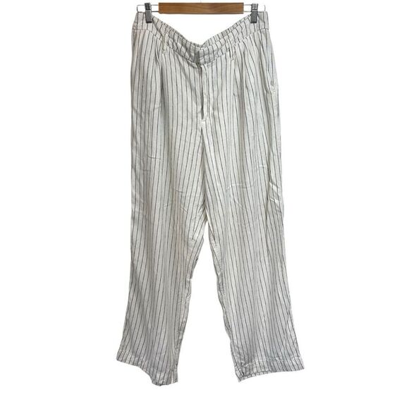 A New Day Linen Blend High Rise Wide Leg Trousers, 12 - Picture 1 of 10